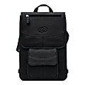MacCase Leather Flight Jacket Bag For 17" MacBooks®, Black