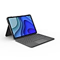 Logitech Folio Touch Keyboard/Cover Case For 11" Apple® iPad Pro, iPad Pro (2nd Gen), iPad Pro (3rd Gen) Tablet, Graphite