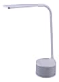 Bostitch® LED Desk Lamp With Bluetooth® Speaker, 14-9/16"H, White