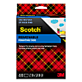 Scotch® Wall Mounting Tabs, 1/2" x 3/4", Pack Of 480