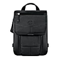 MacCase Leather Flight Jacket Bag With Backpack Option For iPad®, Black