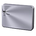 WD My Passport™ Ultra Metal Edition 2TB Portable External Hard Drive, USB 3.0/2.0, Silver