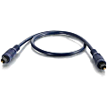 C2G 3m Velocity TOSLINK Optical Digital Cable - Toslink Male - Toslink Male - 9.84ft - Blue 1 thumbnail image