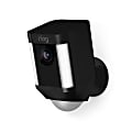 Ring Spotlight Cam Battery-Powered Wireless Security Camera, Black