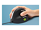 R-Go Wired Medium Left Hand Vertical Ergonomic Mouse, Black 1 thumbnail image