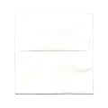 JAM Paper® Strathmore Invitation Envelopes, 5 1/2" x 5 1/2", Gummed Seal, White, Pack Of 25