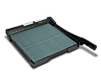 Premier® Heavy-Duty Wood Base Paper Trimmer, 12", Green 1 thumbnail image