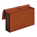 Pendaflex® Tyvek® Expanding Wallets, 5 1/4" Expansion, 10" x 15", Brown