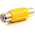 C2G 75 Ohm RCA Video Coupler - 1 x RCA Female - 1 x RCA Female 1 thumbnail image