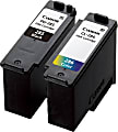 Canon® PG-285 Black/CL-286 Tri-Color Standard-Yield Ink Cartridges, Pack Of 2, 6197C004