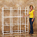Bin Warehouse Compact Storage System, 12 Compartments, White