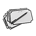 See Jane Work® Note Cards With Envelopes, 4" x 6", Black, Pack Of 6 1 thumbnail image
