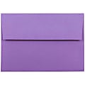 JAM Paper® Booklet Envelopes, #4 Bar (A1), Gummed Seal, 30% Recycled, Violet Purple, Pack Of 25 1 thumbnail image