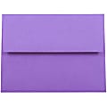 JAM Paper® Booklet Invitation Envelopes, A2, Gummed Seal, 30% Recycled, Violet Purple, Pack Of 25 1 thumbnail image