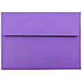 JAM Paper® Booklet Invitation Envelopes, A7, Gummed Seal, 30% Recycled, Violet Purple, Pack Of 25 1 thumbnail image