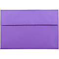 JAM Paper® Booklet Invitation Envelopes, A8, Gummed Seal, 30% Recycled, Violet Purple, Pack Of 25 1 thumbnail image