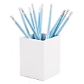 See Jane Work® Paperboard Pencil Cup, 3"H x 3"W x 4"D, White Dot