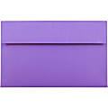 JAM Paper® Booklet Invitation Envelopes, A10, Gummed Seal, 30% Recycled, Violet Purple, Pack Of 25