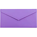JAM Paper® Booklet Envelopes, #7 3/4 Monarch, Gummed Seal, 30% Recycled, Violet Purple, Pack Of 25 1 thumbnail image