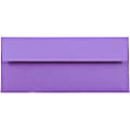JAM PAPER #10 Business Colored Envelopes, 4 1/8 x 9 1/2, Violet Purple Recycled, 25/Pack 1 thumbnail image