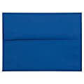 JAM Paper® Booklet Invitation Envelopes, A6, Gummed Seal, Presidential Blue, Pack Of 25 1 thumbnail image