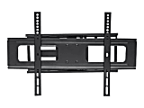 Manhattan TV & Monitor Mount, Wall, Full Motion, 1 screen, Screen Sizes: 37-65", Black, VESA 200x200 to 600x400mm, Max 50kg, LFD, Tilt & Swivel with 3 Pivots, Lifetime Warranty - Bracket - for LCD TV - heavy duty steel - black