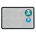 Quartet® Bulletin Board, 18" x 24", Plastic Frame With Black Finish 1 thumbnail image
