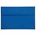 JAM Paper® Booklet Invitation Envelopes, A9, Gummed Seal, Presidential Blue, Pack Of 25 1 thumbnail image