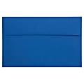 JAM Paper® Booklet Invitation Envelopes, A10, Gummed Seal, Presidential Blue, Pack Of 25 1 thumbnail image