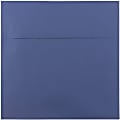 JAM Paper® Color Square Invitation Envelopes, 8 1/2" x 8 1/2", Gummed Seal, Presidential Blue, Pack Of 25 1 thumbnail image