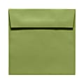 LUX Square Envelopes, 6 1/2" x 6 1/2", Peel & Press Closure, Avocado Green, Pack Of 1,000 1 thumbnail image