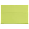 JAM Paper® Booklet Invitation Envelopes, A8, Gummed Seal, Lime Green, Pack Of 25 1 thumbnail image