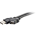 C2G 3.3ft USB Extension Cable - USB A to USB A Extension Cable - USB 2.0 - M/F - Type A Male USB - Type A Female USB - 3ft - Black