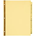 Avery® Laminated Preprinted Dividers, A-Z Tabs, 8 1/2" x 11", Set Of 25 1 thumbnail image
