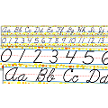 Scholastic Standard Cursive Alphabet And Numbers 0-30 Bulletin Board, 24 1/2"L