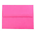 JAM Paper® Booklet Invitation Envelopes, A2, Gummed Seal, Ultra Fuchsia, Pack Of 25 1 thumbnail image