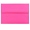 JAM Paper® Booklet Invitation Envelopes, A6, Gummed Seal, Fuchsia Pink, Pack Of 25 1 thumbnail image