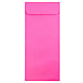 JAM Paper® Policy Envelopes, #14, Gummed Seal, Ultra Fuchsia Pink, Pack Of 25