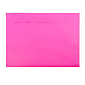 JAM Paper® Booklet Envelopes, 9" x 12", Gummed Seal, Ultra Fuchsia Pink, Pack Of 25 1 thumbnail image