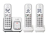 Panasonic® DECT 6.0 Cordless Telephone With Answering Machine, 3 Handsets, KX-TGD533W 1 thumbnail image