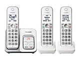 Panasonic® DECT 6.0 Cordless Telephone With Answering Machine, 3 Handsets, KX-TGD533W