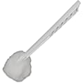 Genuine Joe Toilet Bowl Mop - 4.50" Head - 12" Plastic Handle - Durable, Scrubber Strip, Acid Resistant - 25 / Carton - White 1 thumbnail image