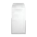 LUX #7 Large Drive-In Banking Envelopes, Peel & Press Closure, White, Pack Of 500