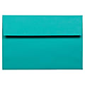 JAM Paper® Booklet Invitation Envelopes, A8, Gummed Seal, 30% Recycled, Sea Blue, Pack Of 25 1 thumbnail image