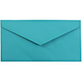 JAM Paper® Booklet Envelopes, #7 3/4 Monarch, Gummed Seal, 30% Recycled, Sea Blue, Pack Of 25 1 thumbnail image
