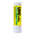 Saunders UHU stic Washable Glue Stick - 0.74 oz - 12 / Box - White