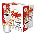Selfie's Single-Serve Coffee Pods, Sweet And Salty, Carton Of 24