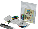 Medline Coloring Books And Crayons, Pack Of 25 Books