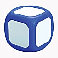 Learning Advantage™ Magnetic Dry-Erase Dice, 4 4/5"H x 4 4/5"W x 4 4/5"D, White/Blue 1 thumbnail image