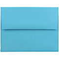 JAM Paper® Booklet Invitation Envelopes, A2, Gummed Seal, 30% Recycled, Dark Blue, Pack Of 25 1 thumbnail image
